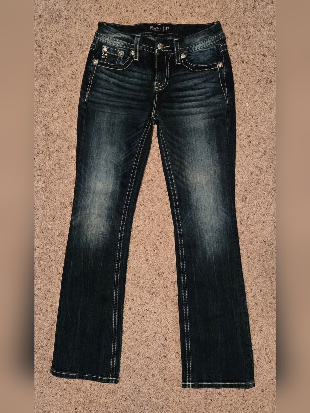 Miss Me Lowrise Bootcut Jeans Women's Size 27 NWOT - Picture 3 of 11
